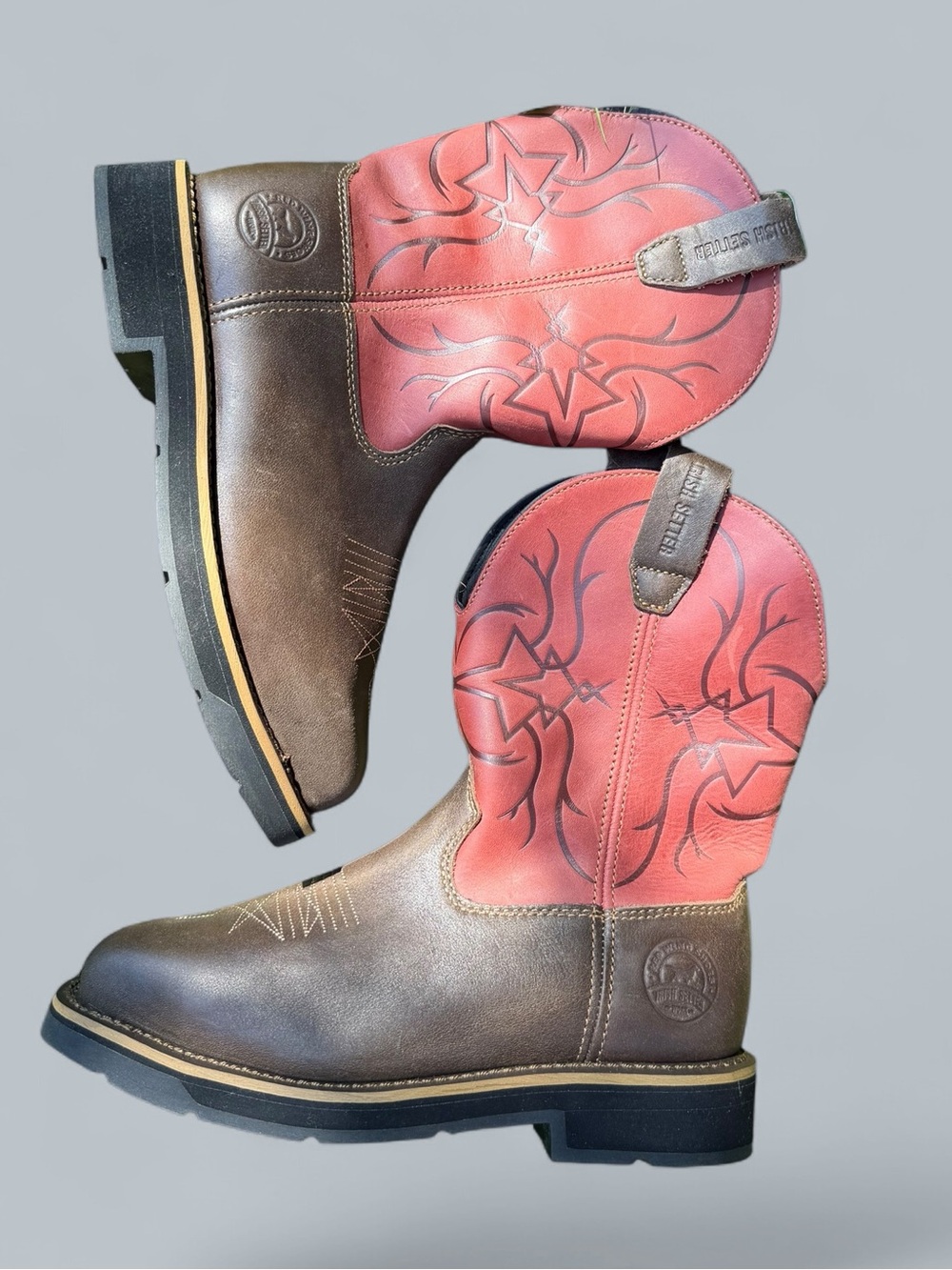 Red wing Irish Setter Walker women's western work boots 7.5